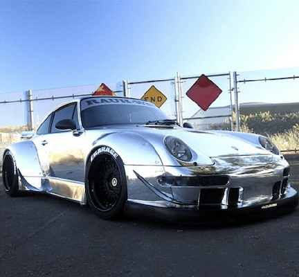 Chrome-RWB-Porsche
